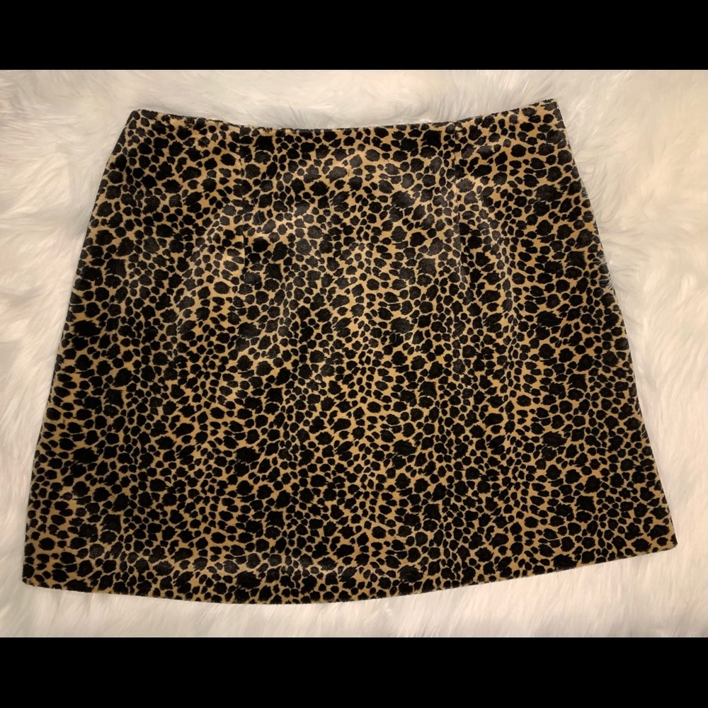 Animal Print Skirt
